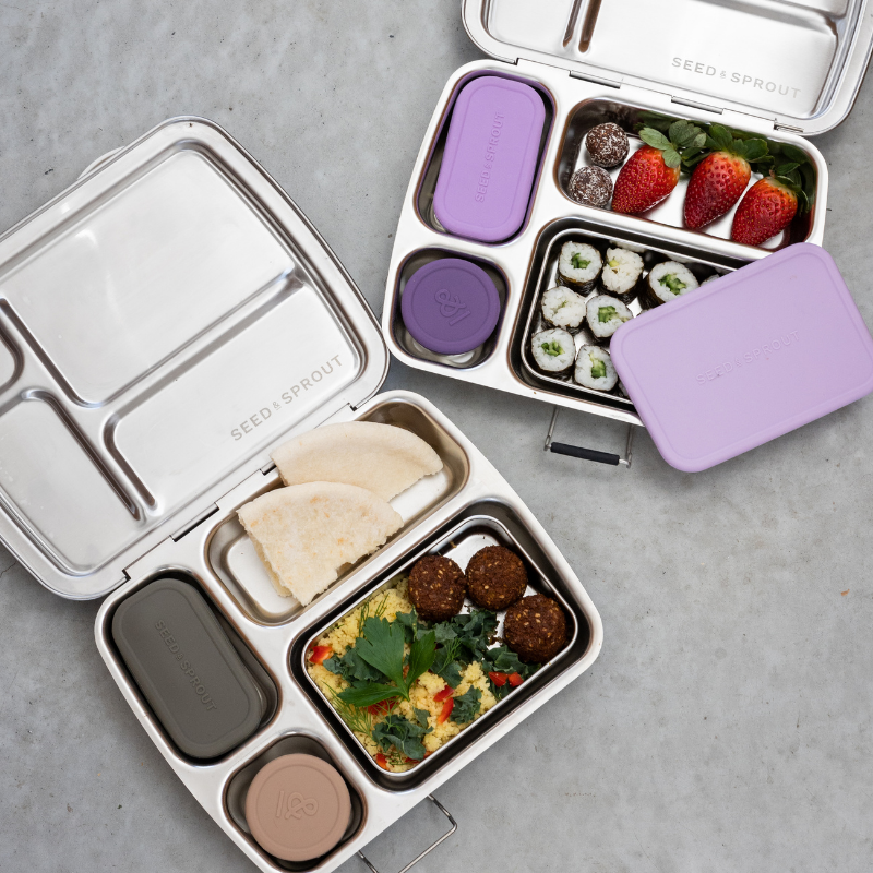 Seed and Sprout CrunchBox™ OG Lunch Box | 3 Pots Set