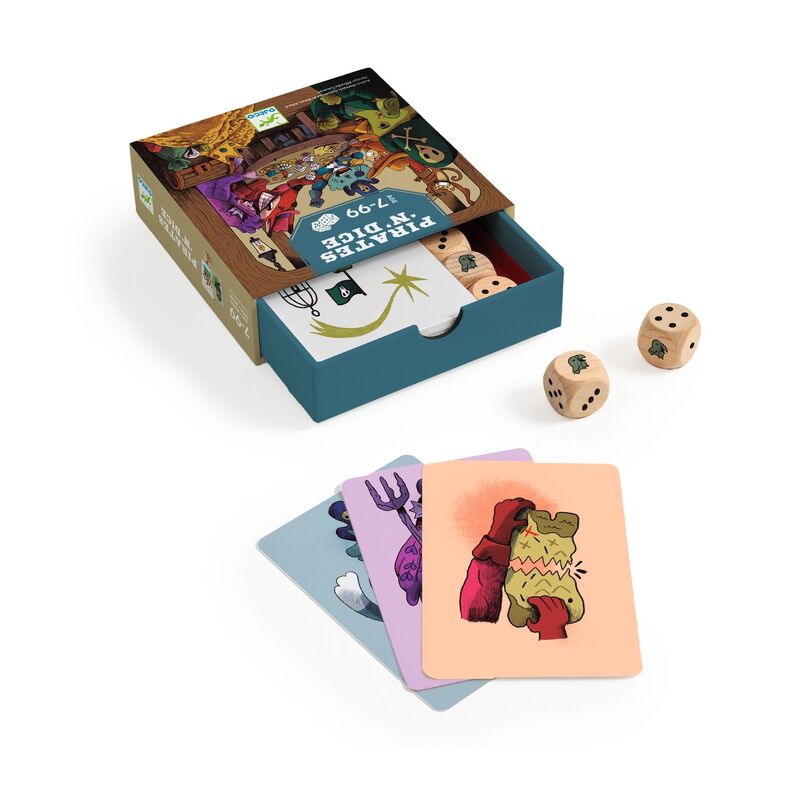 Pirates'n'Dice Card Game by Djeco