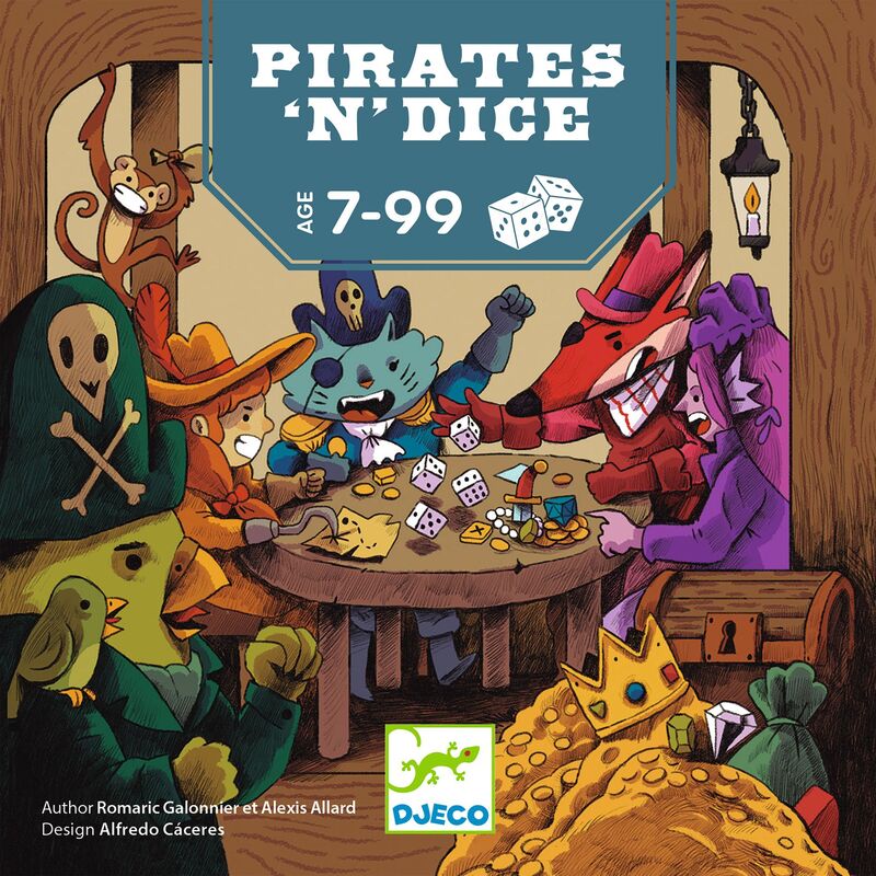 Pirates'n'Dice Card Game by Djeco