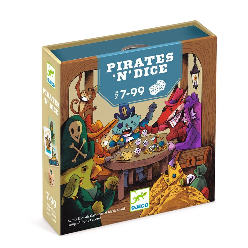 Pirates'n'Dice Card Game by Djeco