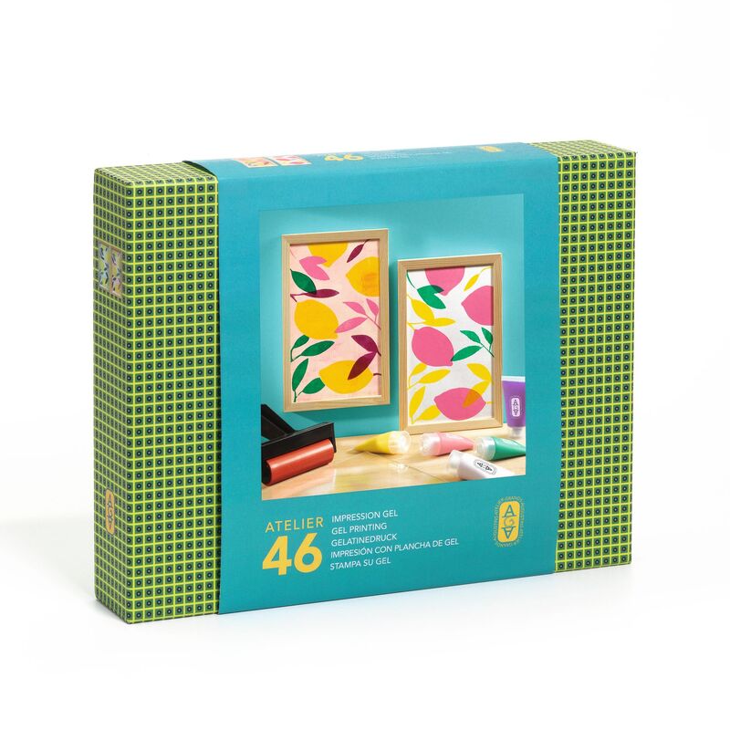 Atelier 46 - Citrus Gel Printing Kit by Djeco