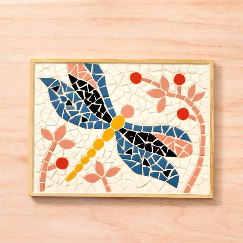 Atelier 72 - Dragonfly Mosaic Art Kit by Djeco