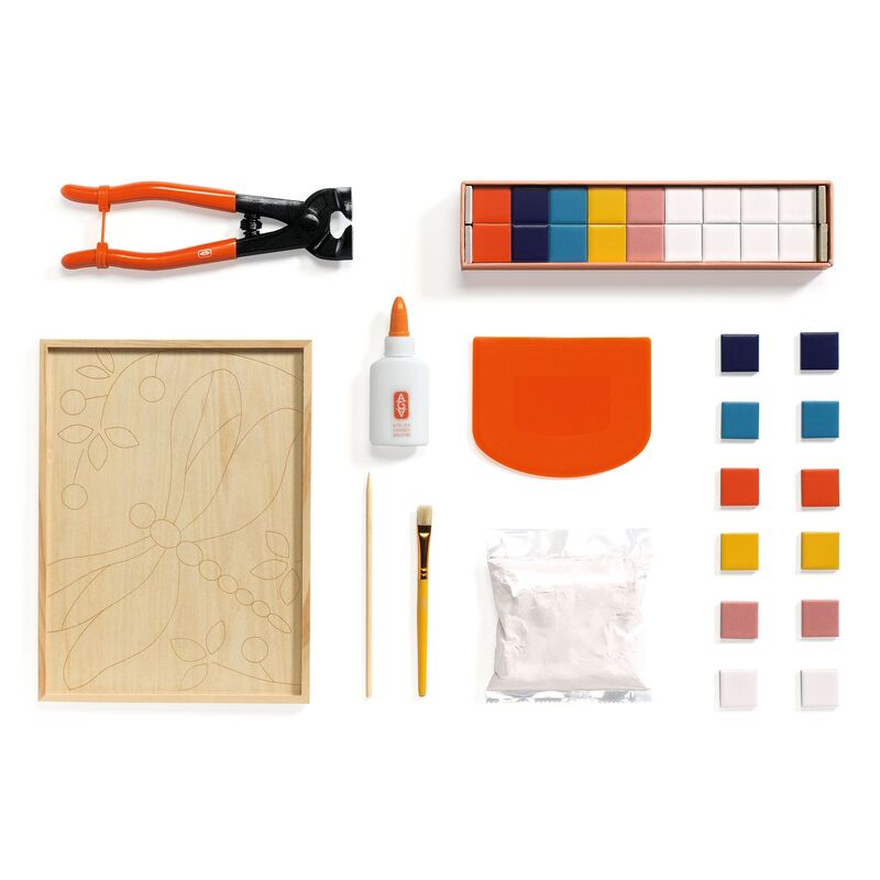 Atelier 72 - Dragonfly Mosaic Art Kit by Djeco