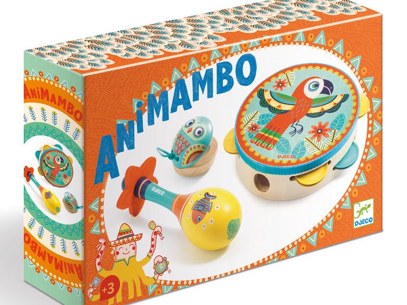 Djeco DJ6016 - Animambo Set Of 3 Instruments