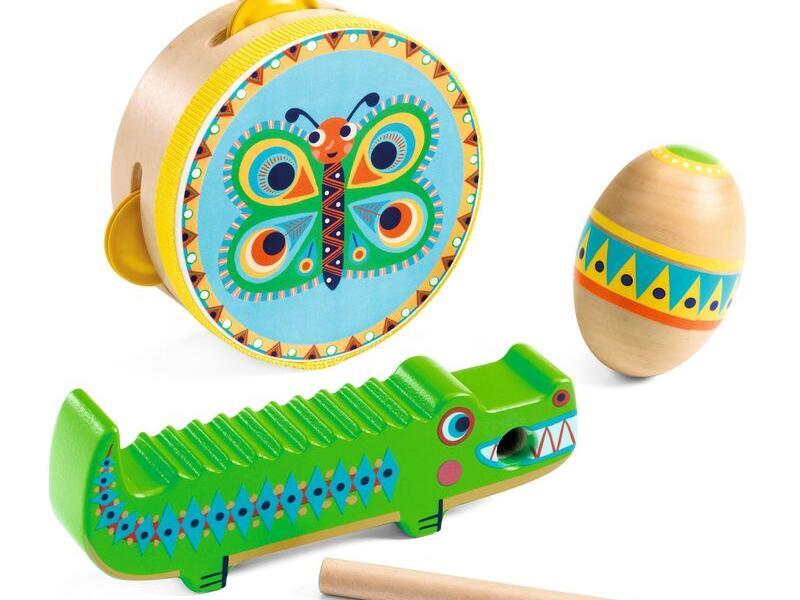 Djeco DJ6031 - Animambo Percussion Set