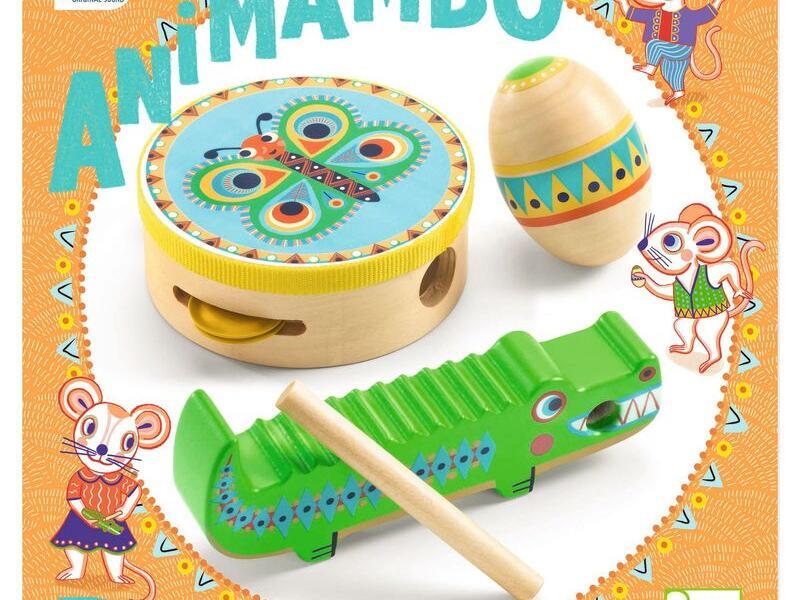Djeco DJ6031 - Animambo Percussion Set