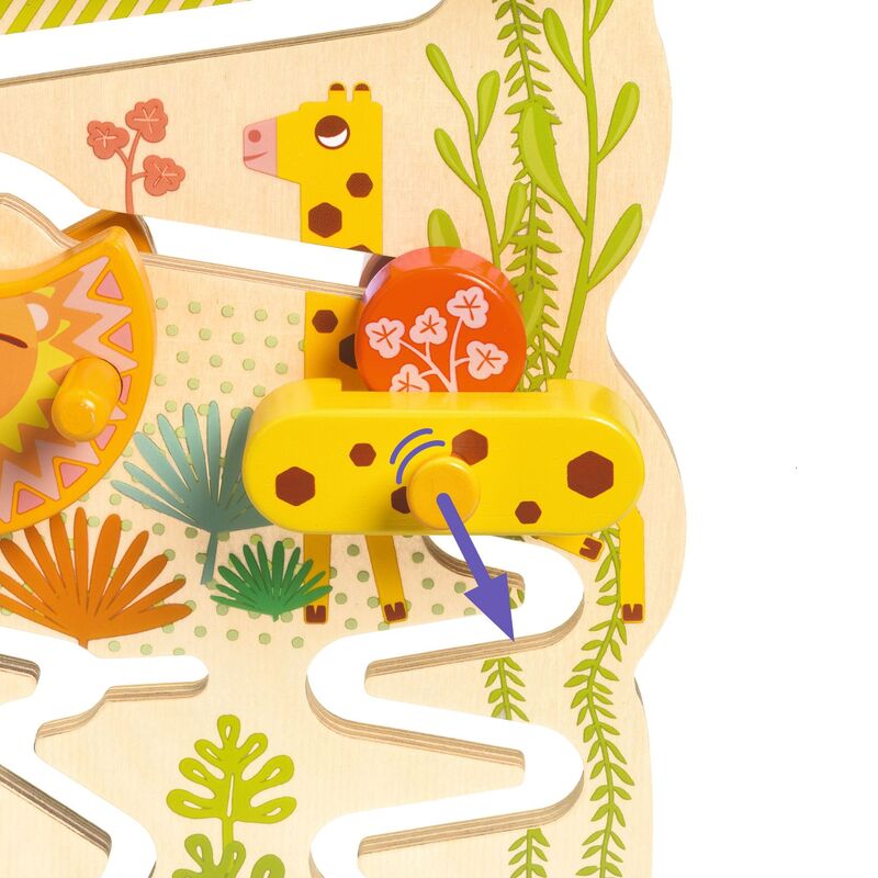 Cascadou Wooden Sliding Maze Puzzle by Djeco