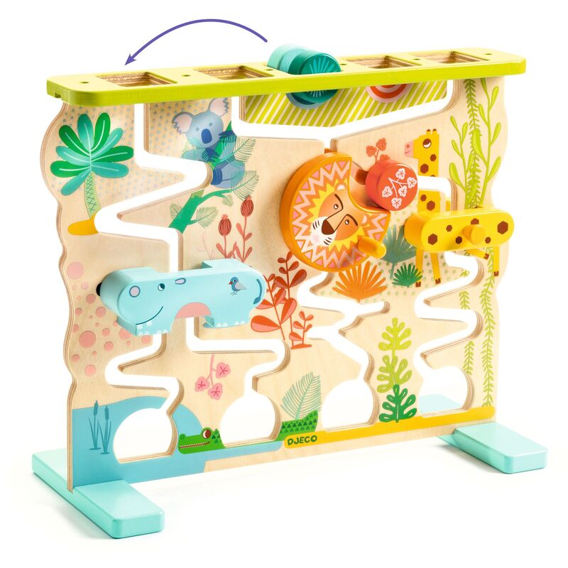 Cascadou Wooden Sliding Maze Puzzle by Djeco
