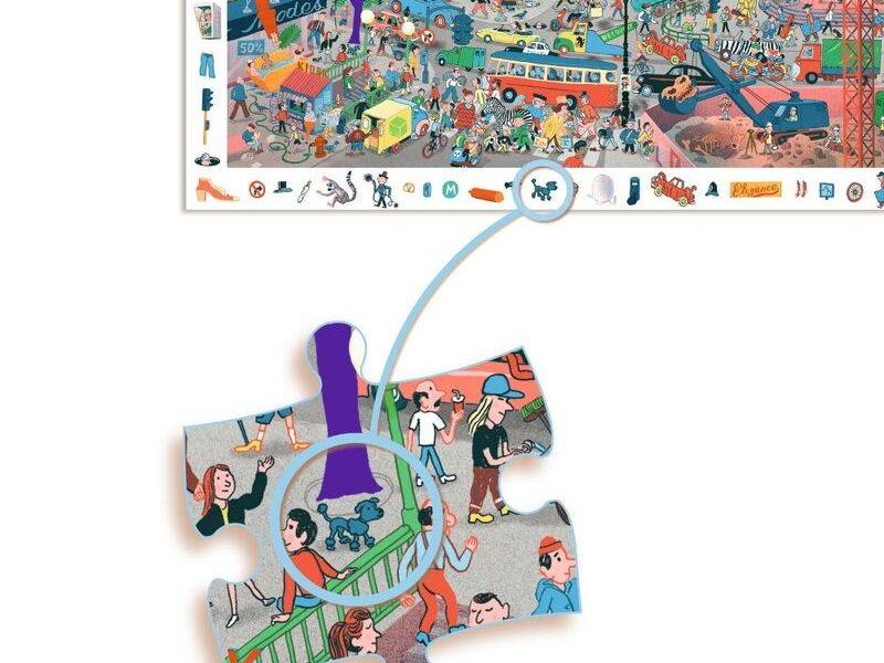 Djeco DJ7515 - The City 200pc Observation Puzzle
