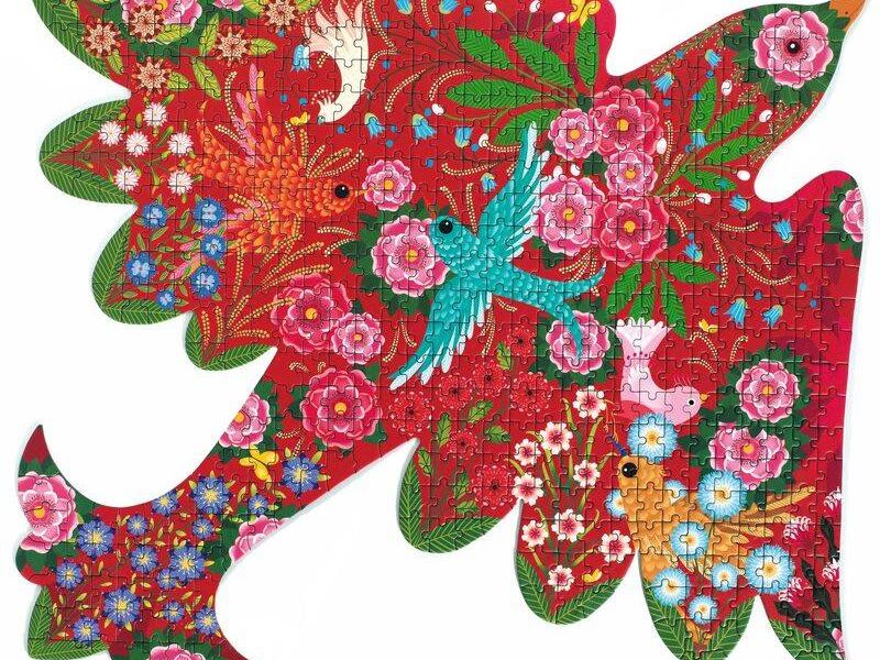 DJ7668 - Bird Shaped 500pc Art Puzzle