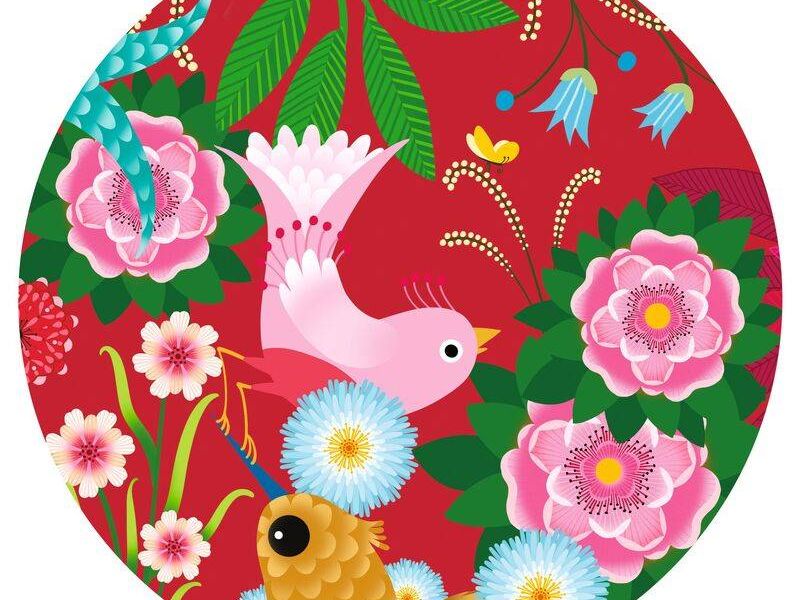 DJ7668 - Bird Shaped 500pc Art Puzzle