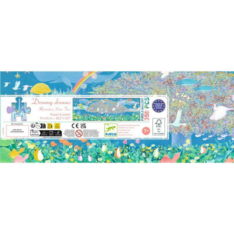 Dreamy Dreams 350 Piece Gallery Jigsaw Puzzle by Djeco