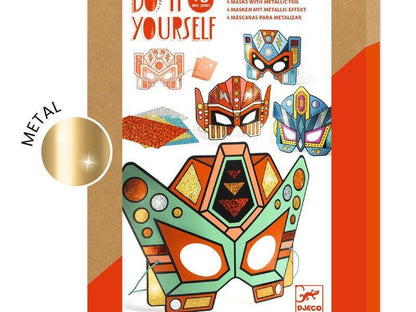 DJ7924 - Do It Yourself Super Robots Masks (Metallic Stickers)