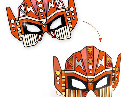 DJ7924 - Do It Yourself Super Robots Masks (Metallic Stickers)