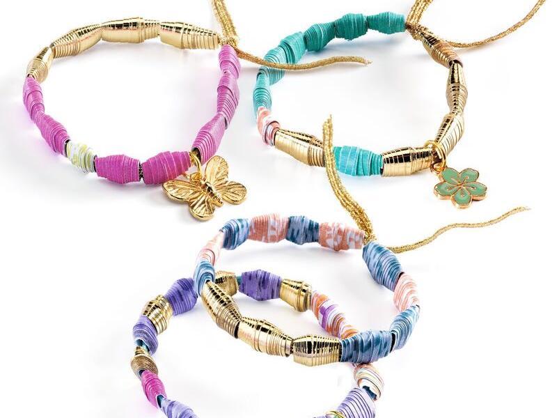DJ7972 - Do It Yourself Chic and Golden Bracelets