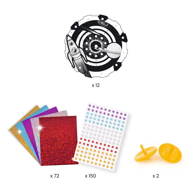Do It Yourself Hypno Cosmos Spinning Tops DJ7987