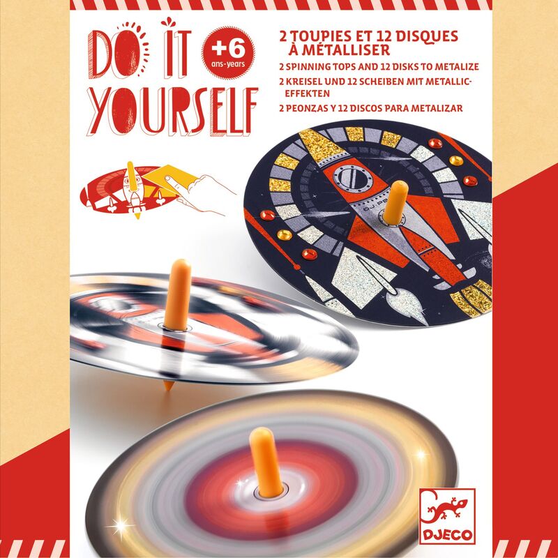 Do It Yourself Hypno Cosmos Spinning Tops DJ7987