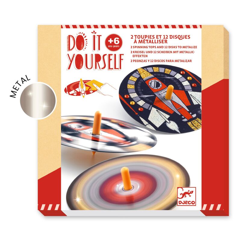 Do It Yourself Hypno Cosmos Spinning Tops DJ7987