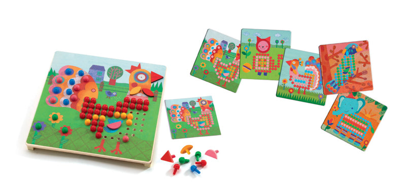 Animo Mosaico Peg Board by Djeco