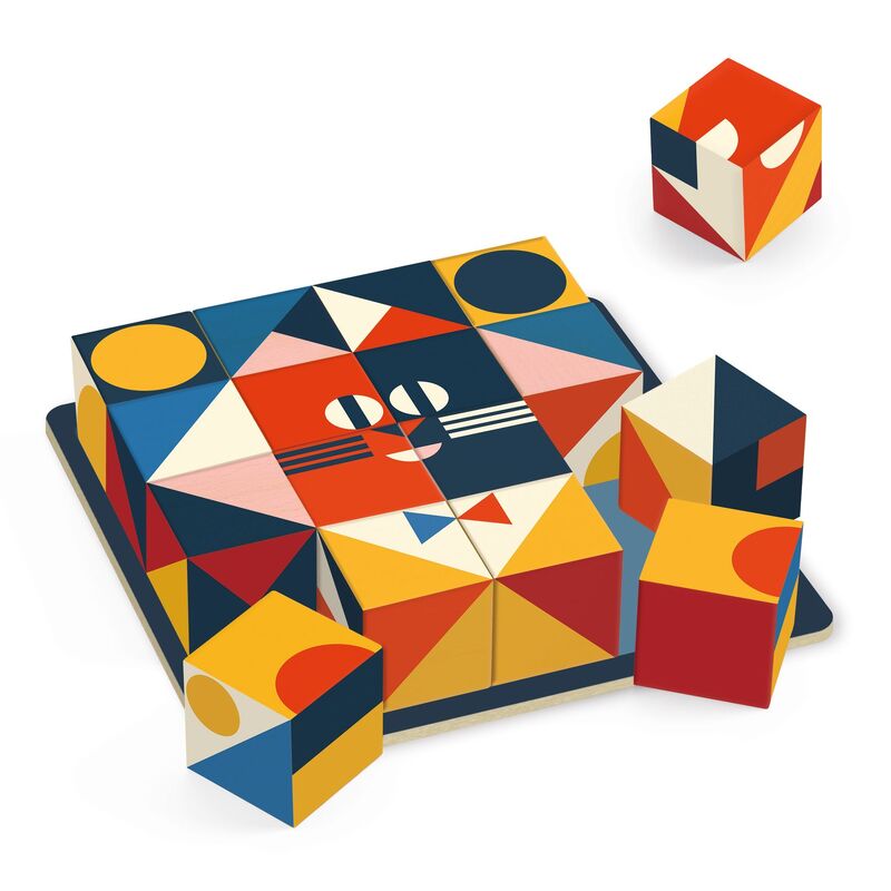 Cubologic 16 Cube Game with 30 challenges by Djeco