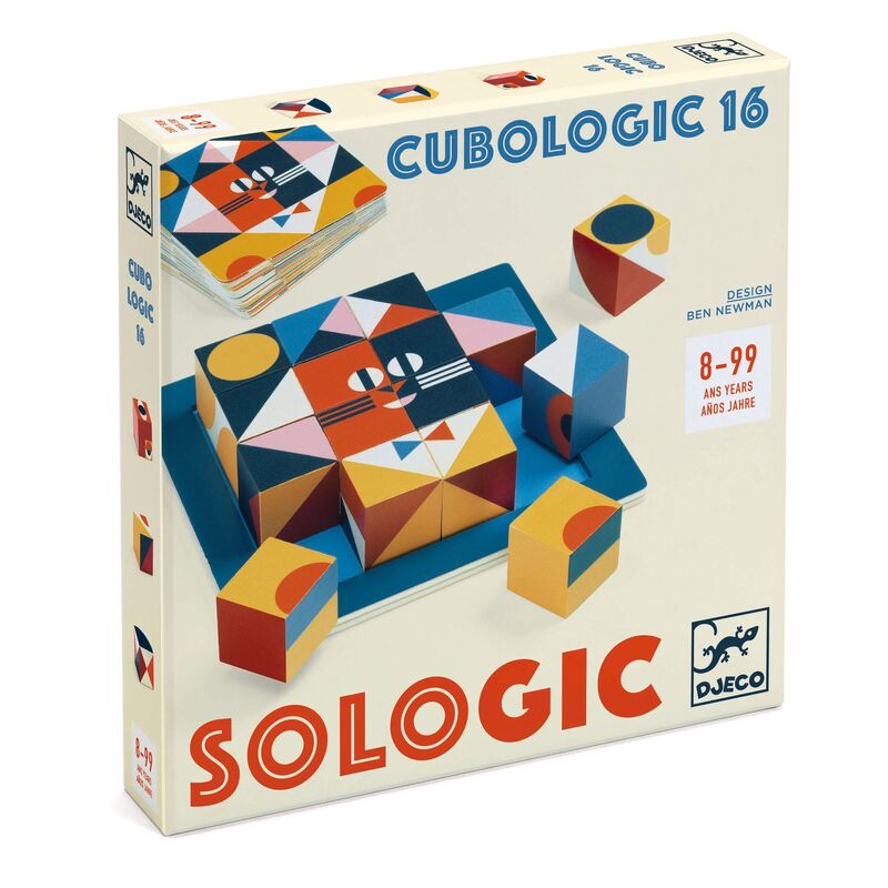 Cubologic 16 Cube Game with 30 challenges by Djeco