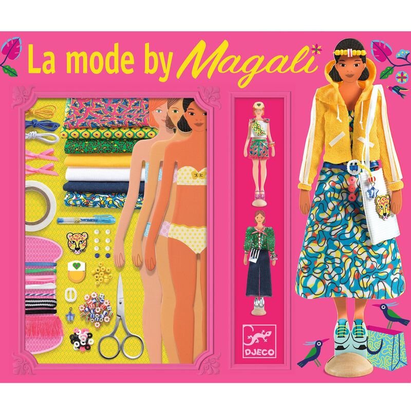 Fashion by Magali No Sew Fashion Design Craft Kit by Djeco