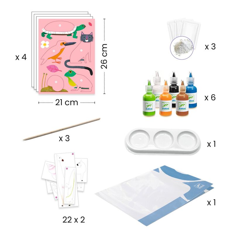 Colourful Marbling Workshop by Djeco
