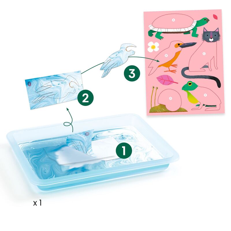 Colourful Marbling Workshop by Djeco