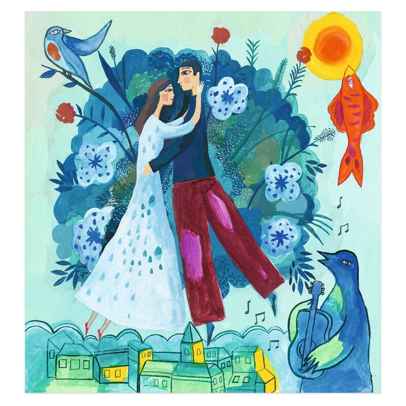 Inspired By In a Dream - Marc Chagall - Gouache Set by Djeco