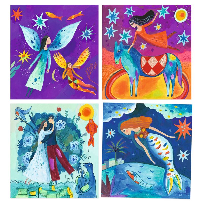 Inspired By In a Dream - Marc Chagall - Gouache Set by Djeco