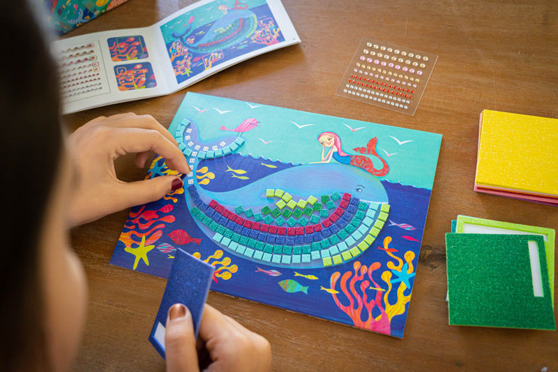 The Mermaid's Song Mosaic Kit by Djeco