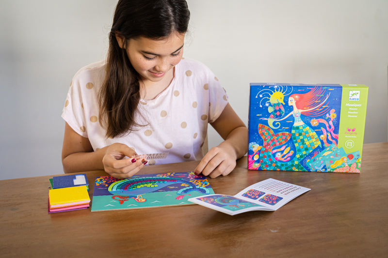 The Mermaid's Song Mosaic Kit by Djeco
