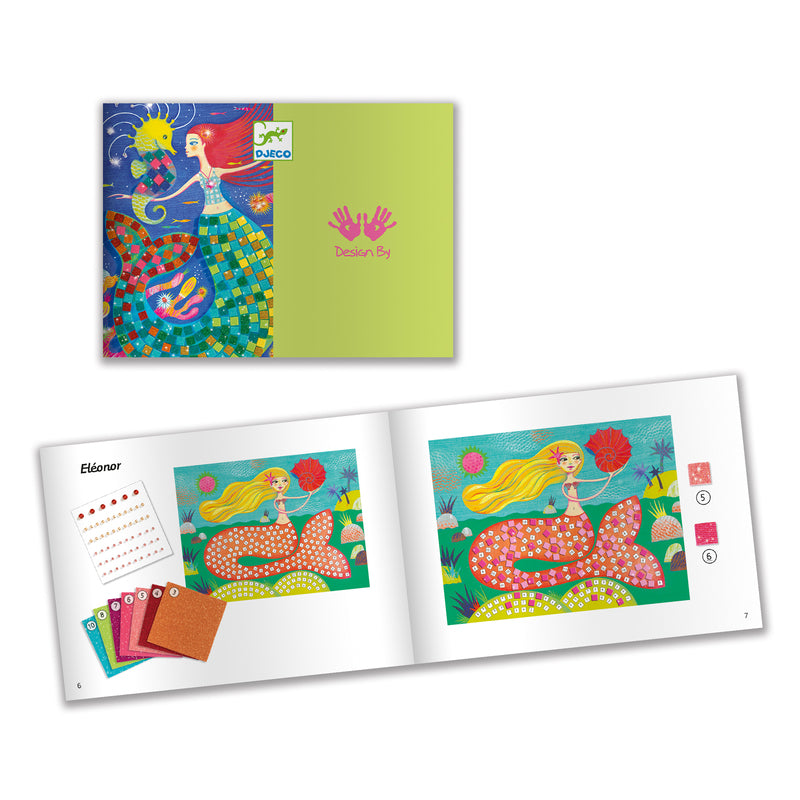 The Mermaid's Song Mosaic Kit by Djeco
