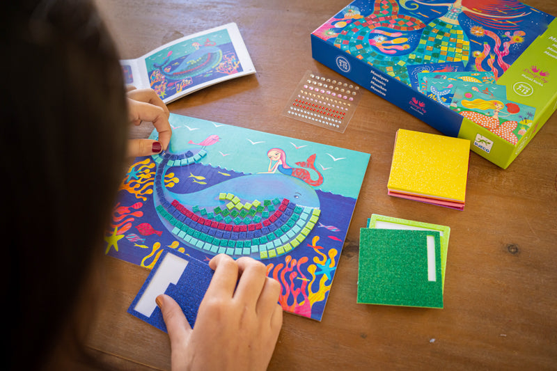 The Mermaid's Song Mosaic Kit by Djeco