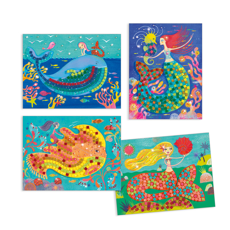 The Mermaid's Song Mosaic Kit by Djeco