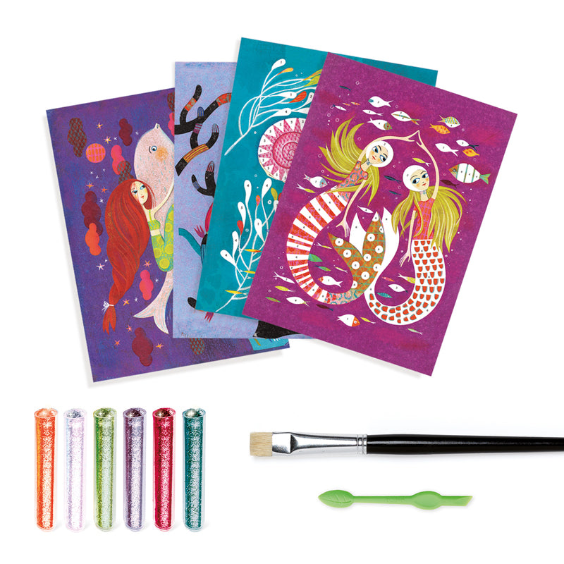 Mermaids Glitter Boards - DJ9507