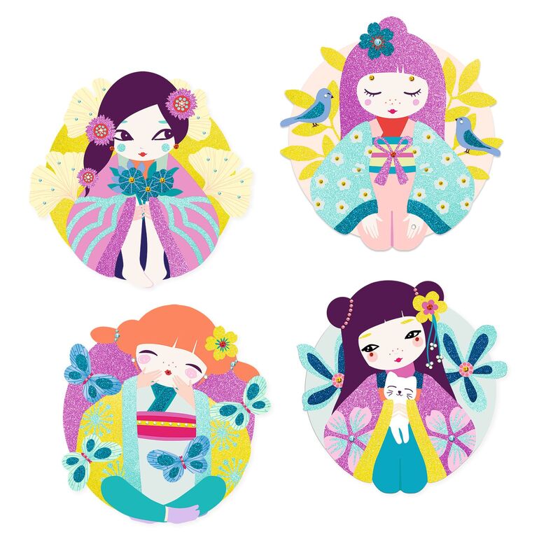Onnanoko Glitter & Gem Boards - DJ9523
