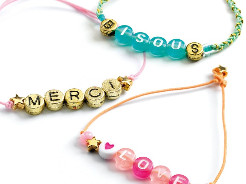 DJ9839 - Alphabet Beads Bracelet Making Set