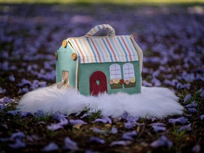 Doll House with Wooden Furniture and Doll