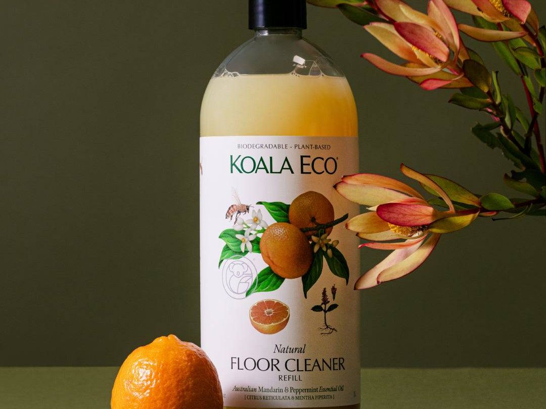 Koala Eco Mandarin, Peppermint Essential Oil Floor Cleaner - Refill