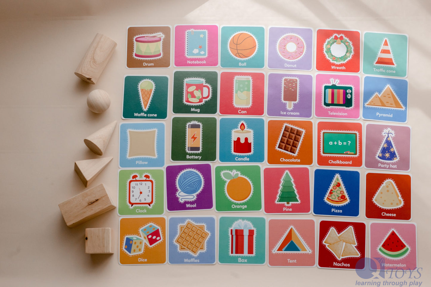 Qtoys 3D Geo Shape Learning kit