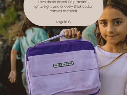 Insulated CrunchCase Lunch Bag Plum 4L