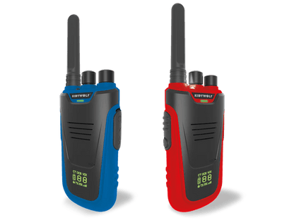 Kidywolf Kidytalk Long Range Walkie Talkie Blue-Red