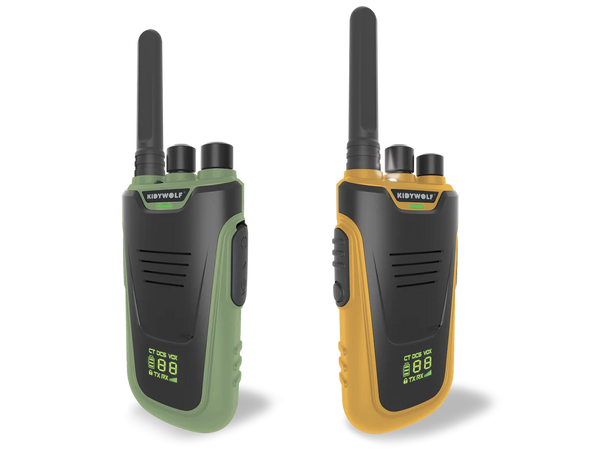Kidywolf Kidytalk Long Range Walkie Talkie Green-Orange