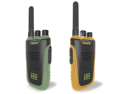 Kidytalk Long Range Walkie Talkie Green-Orange