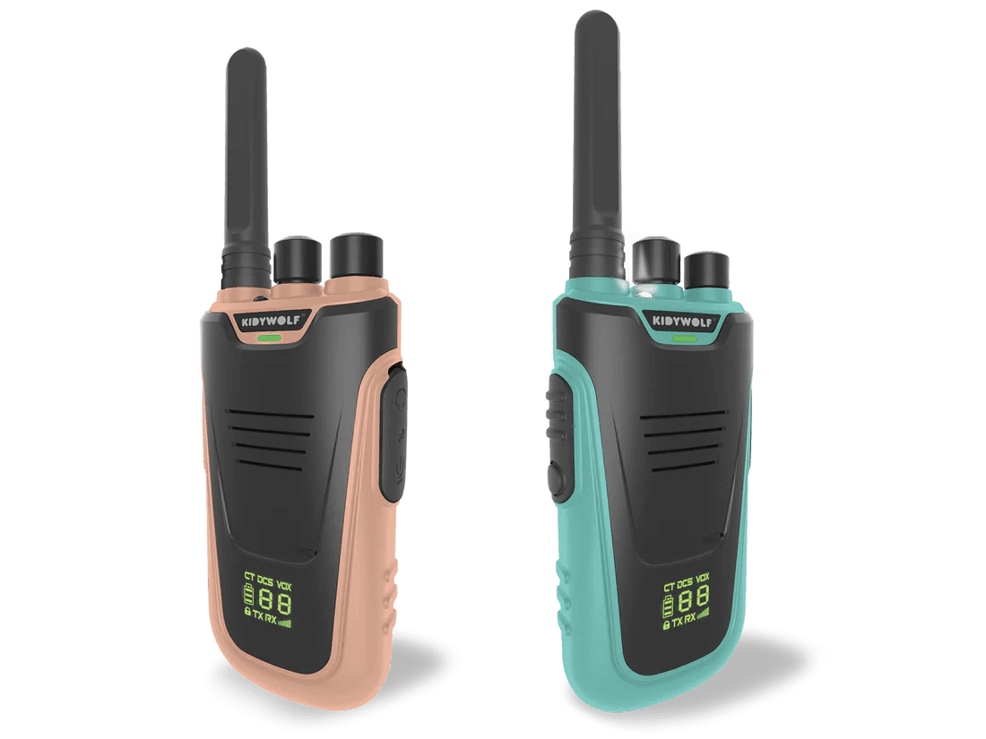 Kidywolf Kidytalk Long Range Walkie Talkie Natural-Cyan