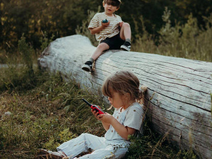 Kidywolf Kidytalk Long Range Walkie Talkie Blue-Red