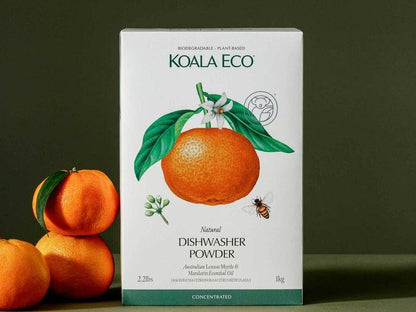 Koala Eco Lemon Myrtle, Mandarin Essential Oil Dishwasher Powder