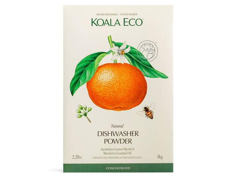Koala Eco Lemon Myrtle, Mandarin Essential Oil Dishwasher Powder
