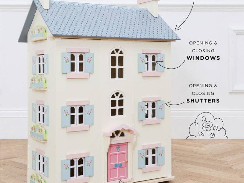 Cherry Tree Hall Wooden Doll House